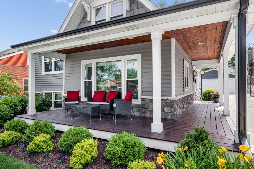 Porch Pillar Repair in Woodinville