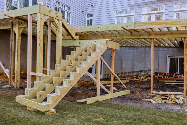 Deck Post Replacement in Woodinville
