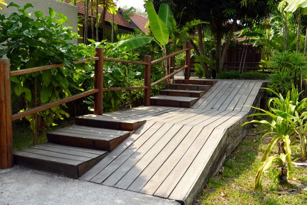 Wood Ramp Installation in Woodinville