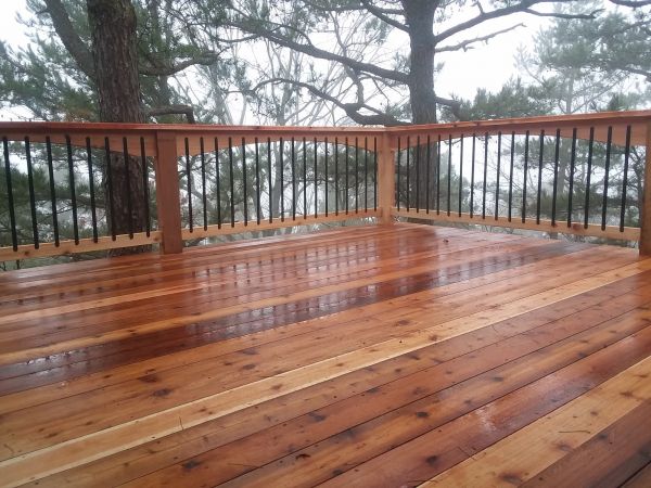 Cedar Deck Repair in Woodinville